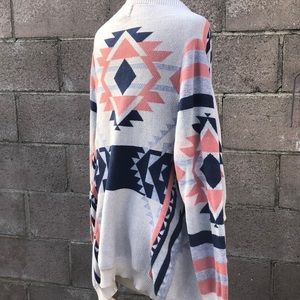 Hippie Rose Cardigan Sweater Size Large